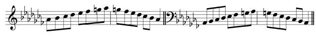 a-flat-minor-harmonic-scale