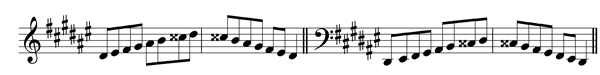 d-sharp-harmonic-minor-scale