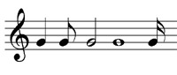 Put the notes in order of length - grade 1 music theory