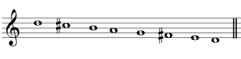 major-descending-scale