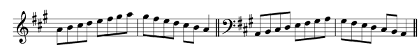 a-major-scale