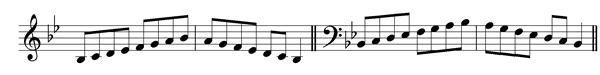 b-flat-major-scale