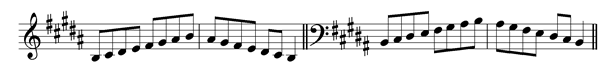 b-major-scale