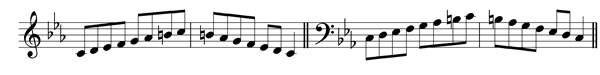 c-minor-harmonic-scale