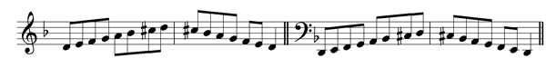 d-minor-harmonic-scale