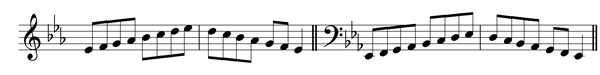 e-flat-major-scale