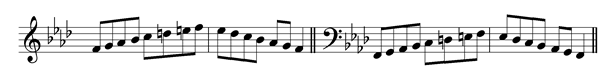 f-minor-melodic-scale