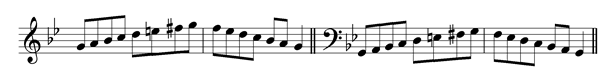 g-minor-melodic-scale